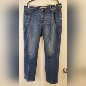EUC Levi's 580 Jeans, size 18W, Straight Leg + Defined Waist